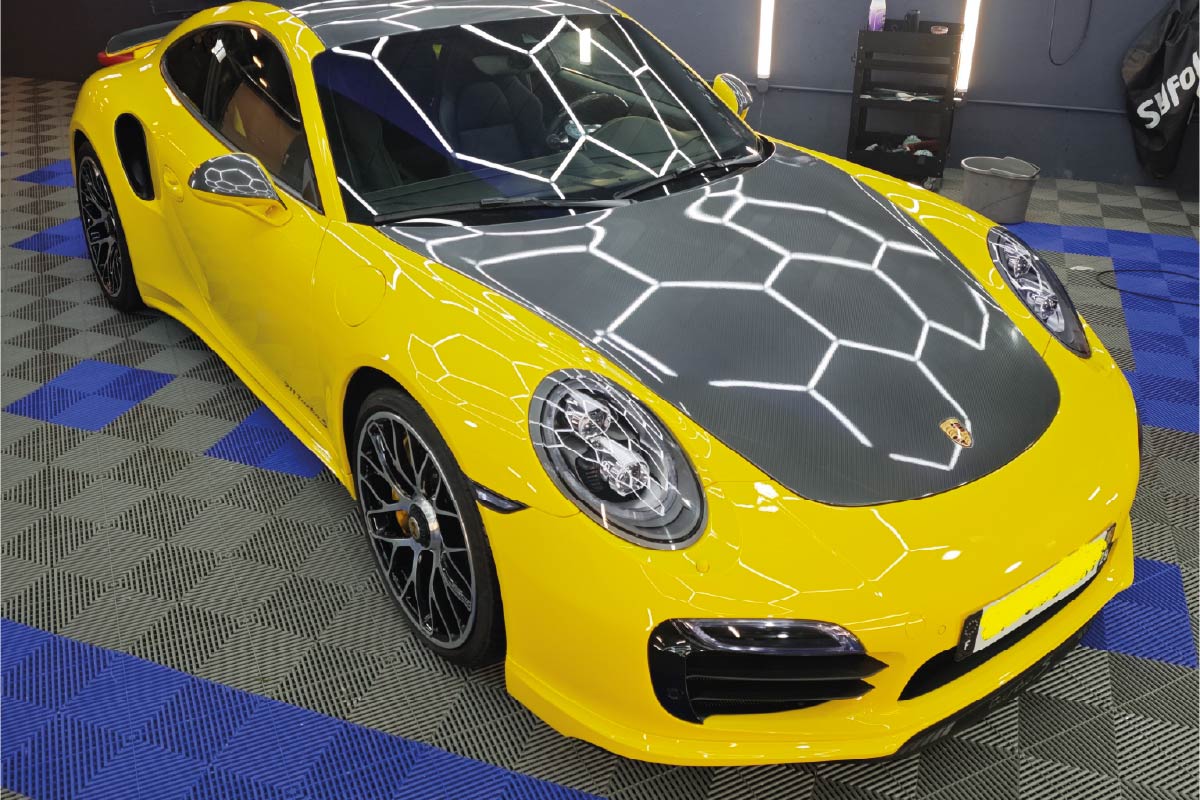 Porsche turbo S 991.1 Brax PPF detailling
